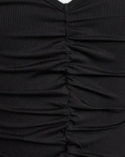 PELINESY T-SHIRT LONG SLEEVE - Black