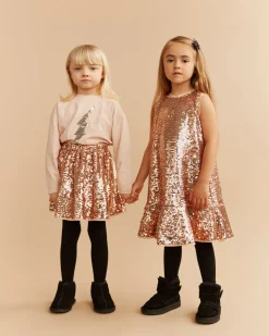 PERNILLASK T-SHIRT LONG SLEEVE - Leaf Light rose