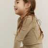 PETRICIASK T-SHIRT LONG SLEEVE - Dark Sand