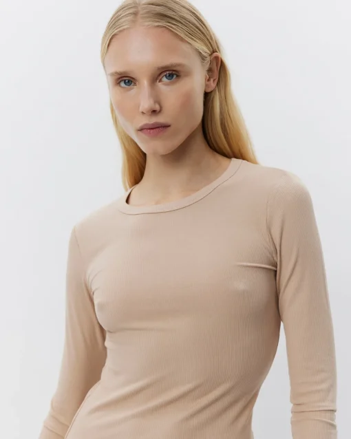 PETRICIASW T-SHIRT LONG SLEEVE - Beige