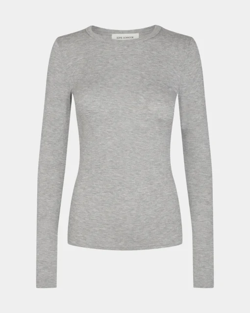 PETRICIASW T-SHIRT LONG SLEEVE - Grey mel