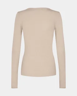 PETRICIASW T-SHIRT LONG SLEEVE - Beige