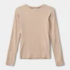 PETRICIASY T-SHIRT LONG SLEEVE - Beige