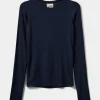 PETRICIASY T-SHIRT LONG SLEEVE - Navy Blue