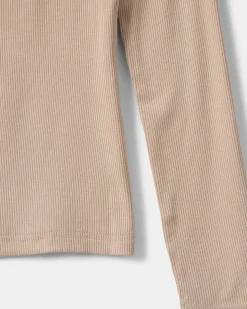 PETRICIASY T-SHIRT LONG SLEEVE - Beige