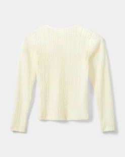 PETRISY T-SHIRT LONG SLEEVE - Off white