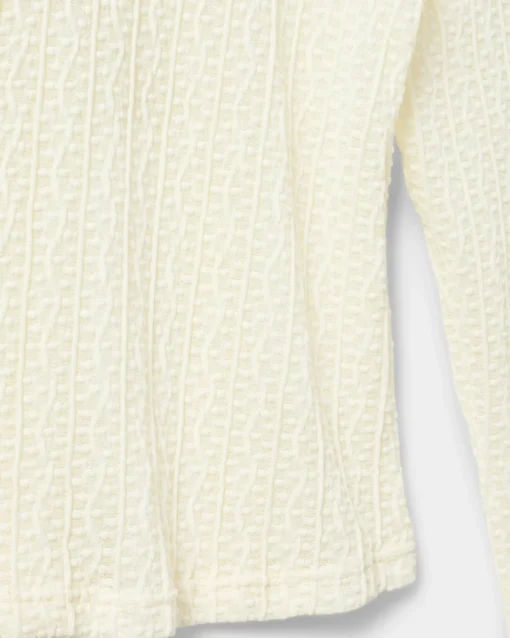 PETRISY T-SHIRT LONG SLEEVE - Off white