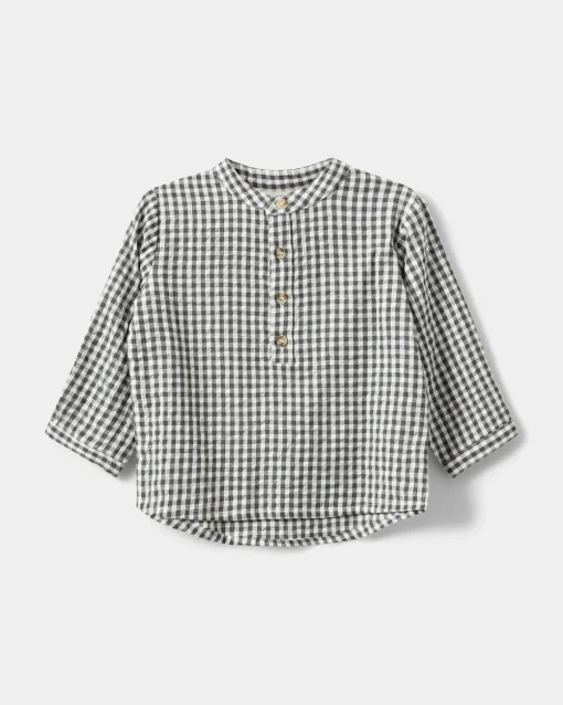 PRESTONSB SHIRT - Grey check