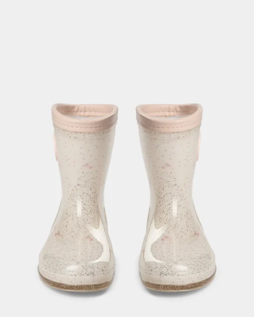 RylieSK Rubber boot - Off White with AOP