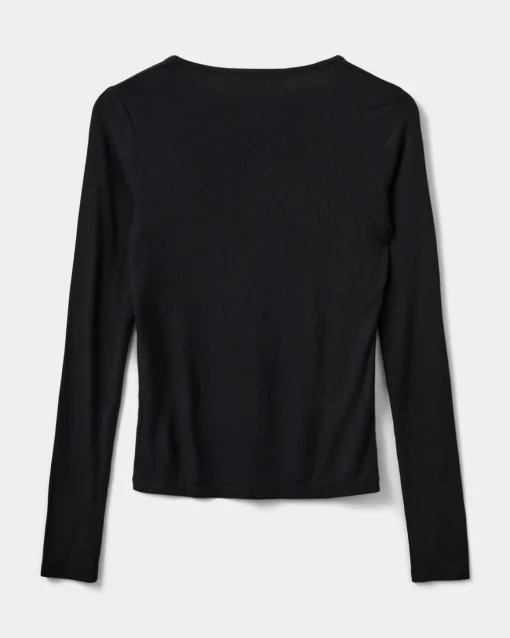 SALLYSW T-SHIRT LONG SLEEVE - Black
