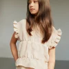 SAMILLASY TOP - Soft Brown