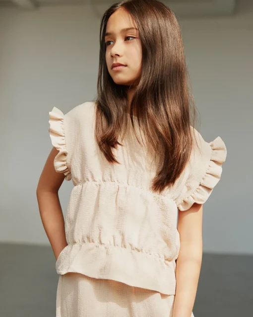 SAMILLASY TOP - Soft Brown