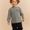 SETHSK T-SHIRT LONG SLEEVE - Navy Blue