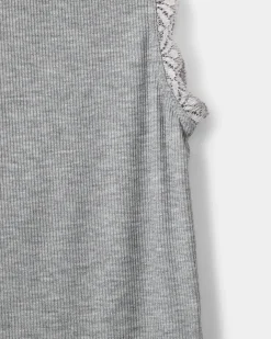 SGASTRIDSY TOP - Grey melange