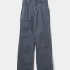 SIENNASW TROUSER - Navy Striped