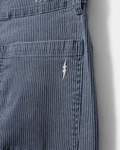 SIENNASW TROUSER - Navy Striped