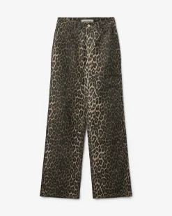 SIENNASY TROUSERS - Leopard