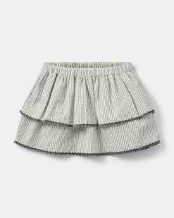 SIGGYSK SKIRT - Black thin stripe