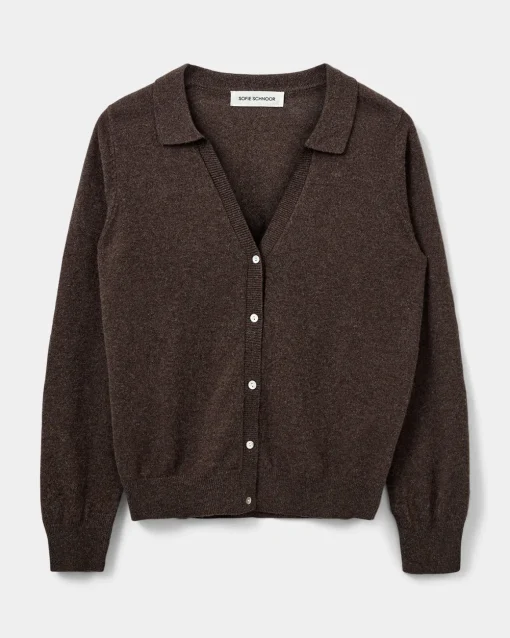 SKYLARSW CARDIGAN - Brown Fudge