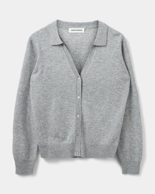 SKYLARSW CARDIGAN - Grey melange