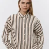 SOIASW SHIRT - Brown Striped