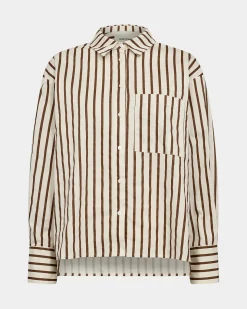 SOIASW SHIRT - Brown Striped