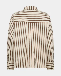 SOIASW SHIRT - Brown Striped