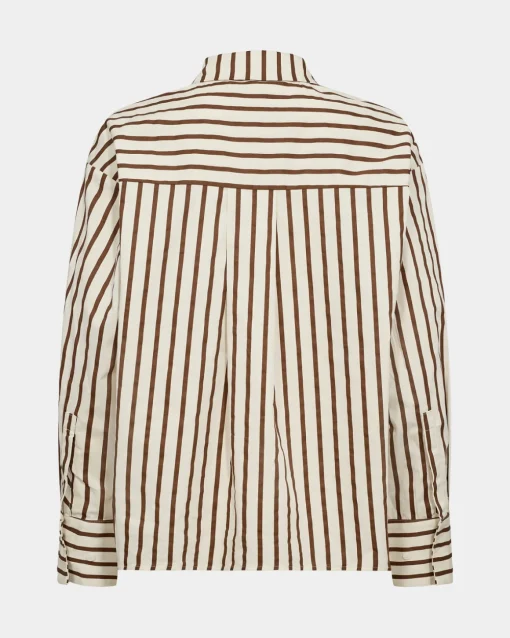 SOIASW SHIRT - Brown Striped