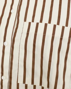 SOIASW SHIRT - Brown Striped