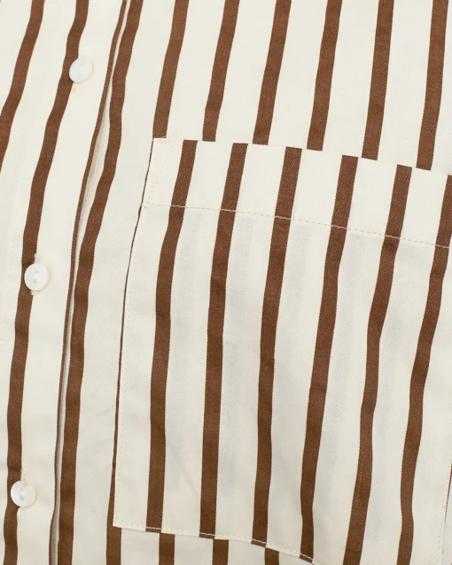SOIASW SHIRT - Brown Striped