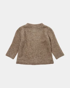 SPIOWASB KNIT - Brown melange