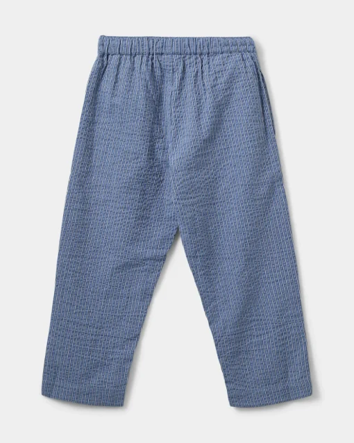 STORMSK TROUSERS - Blue-Black w Antique White