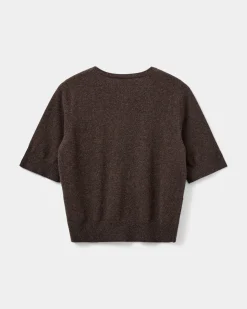SUNASW CARDIGAN - Brown Fudge