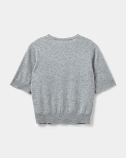 SUNASW CARDIGAN - Grey melange