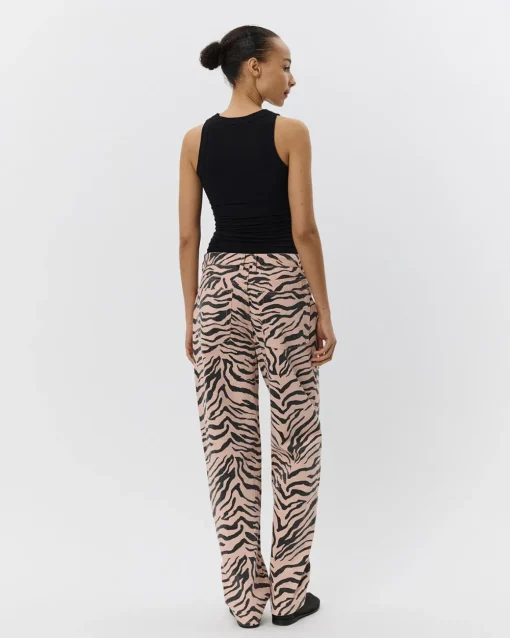 TOKYOSW ZEBRA JEANS - Light Rose