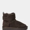 VALESK TEDDY BOOT - Dark brown