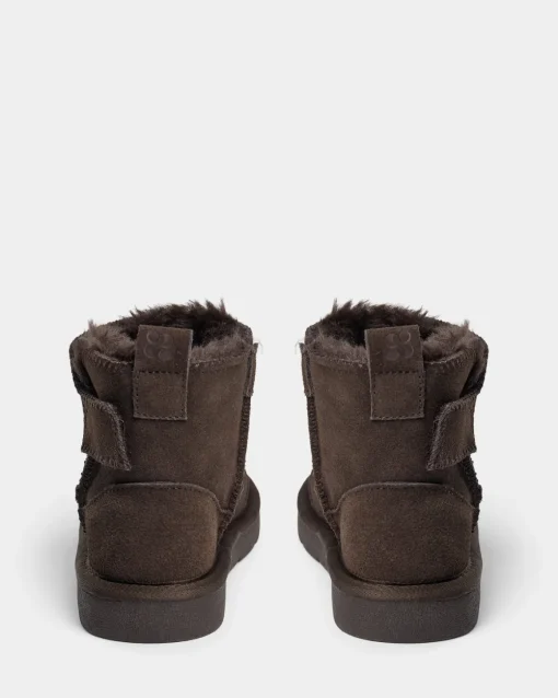 VALESK TEDDY BOOT - Dark brown