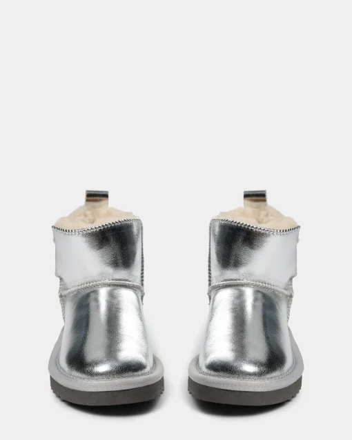 VALESK TEDDY BOOT - Silver