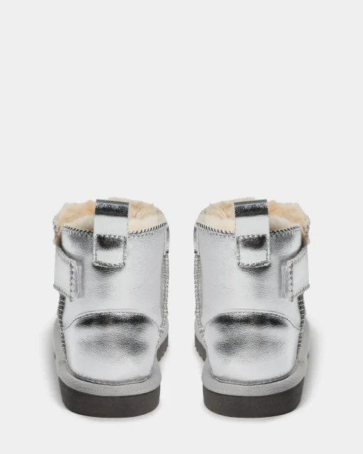 VALESK TEDDY BOOT - Silver