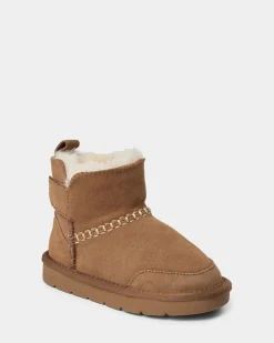VALESK TEDDY BOOT - Tan