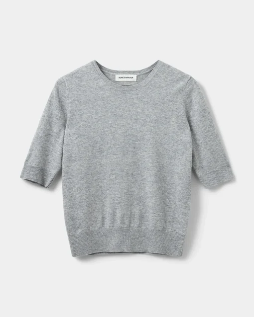 VIANASW KNIT - Grey melange