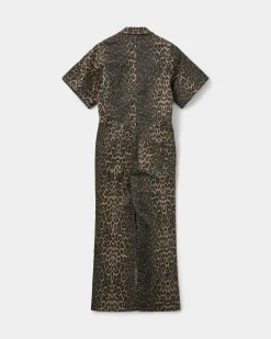 WILMASW JUMPSUIT - Light brown leopard