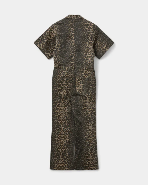 WILMASW JUMPSUIT - Light brown leopard
