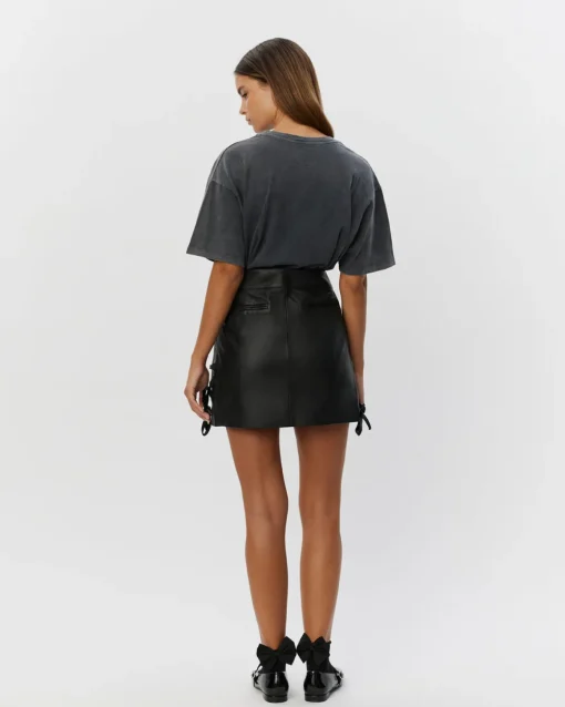 ZITASW T-SHIRT - Washed black